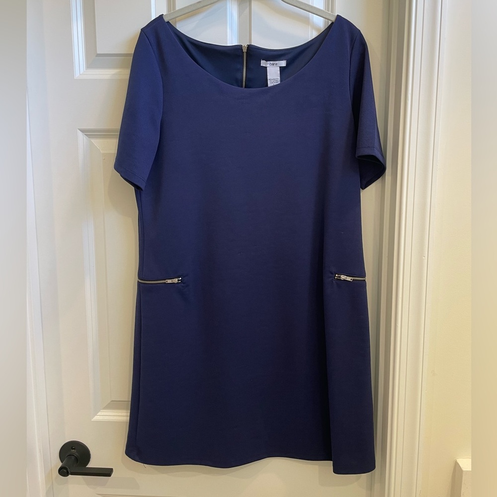 Navy Bar III Mini Dress